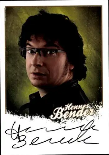 Ak Schauspieler und Comedian Hennes Bender, Portrait, Egal gibts nicht, Autogramm