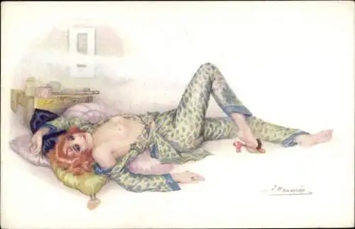 Künstler Ak Meunier, Suz., Les Boudoirs de Verre