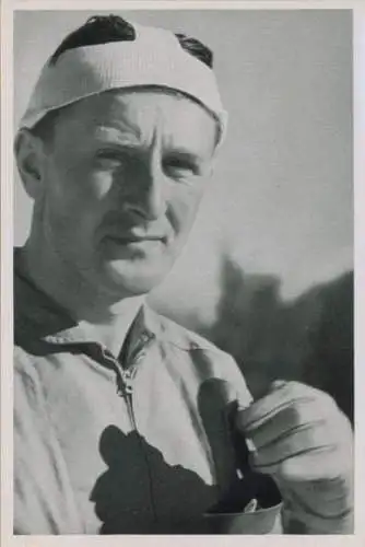Sammelbild Olympia 1936, Sven Ivan Eriksson, Schweden, Spezialsprunglauf