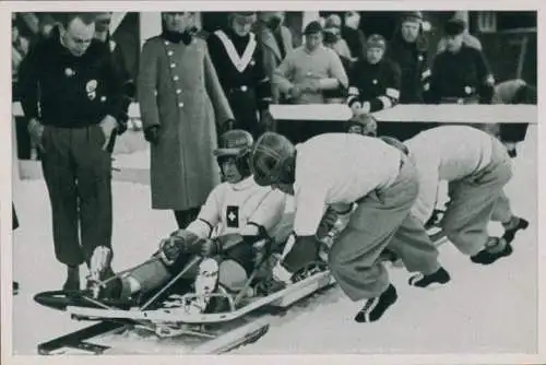 Sammelbild Olympia 1936, Reto Capadrutt, Bob Schweiz I