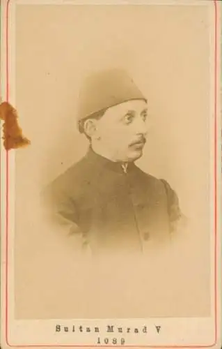 CdV Sultan Murad V, Osmanisches Reich, Portrait