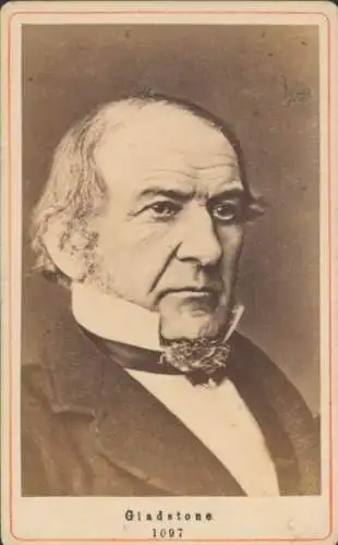 CdV William Ewart Gladstone, britischer Premierminister, Portrait