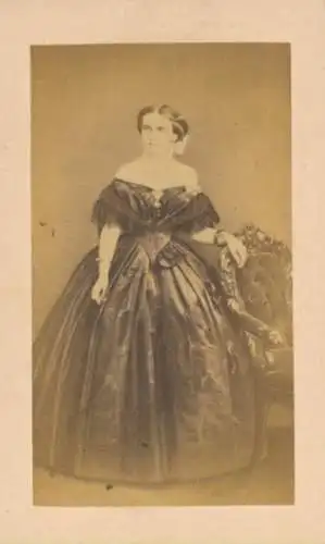 CdV Maria Anna von Anhalt-Dessau, Portrait