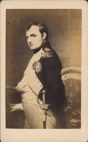 CdV Napoleon Bonaparte, Gemälde von Delaroche
