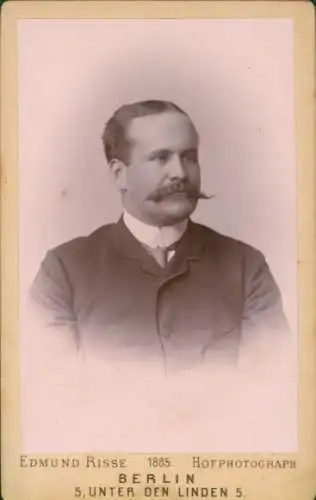 CdV Berlin, Portrait von einem Mann