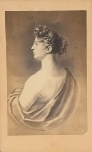 CdV Königin Luise von Mecklenburg Strelitz, Luise von Preußen, Portrait
