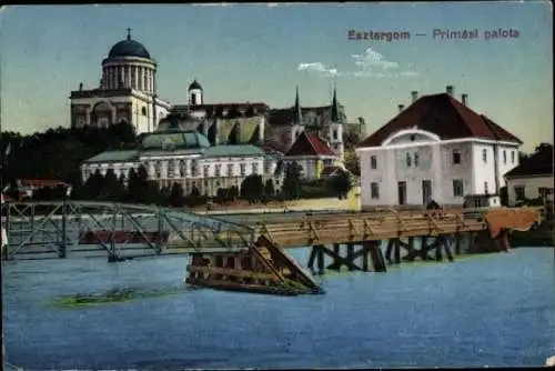Ak Esztergom Gran Ungarn, Primasi palota