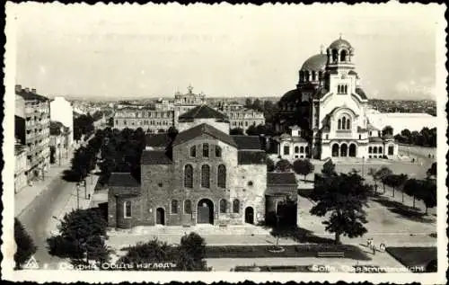 Ak Sofia Bulgarien, Gesamtansicht, orthodoxe Kirche