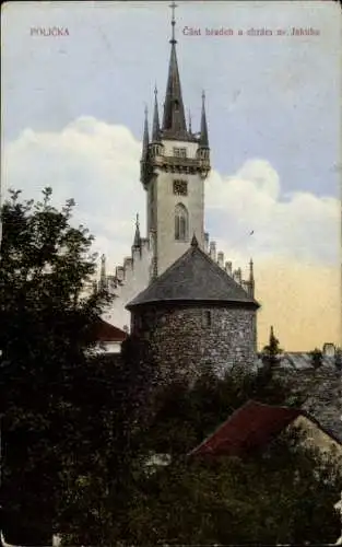 Ak Polička Politschka Region Pardubice, Kostel sv. Jakuba