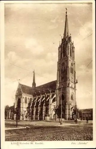 Ak Lodz Lodsch Polen, Katedra St. Kostki