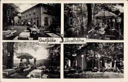 Ak Frankenberg an der Zschopau, Ansichten von der Gaststätte Lützelhöhe, Inh. Hermann Berger