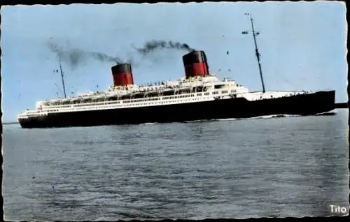 Ak Dampfer SS Liberté, CGT, French Line