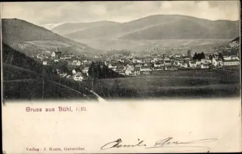 Ak Buhl Bühl Elsass Haut Rhin, Panorama