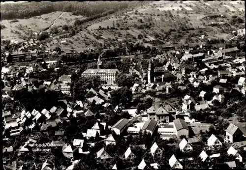 Ak Erbach im Odenwald Hessen, Ortsansicht, Blick von oben