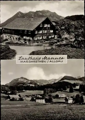 Ak Sankt Margarethen Brannenburg in Oberbayern, Landhaus Mannes, Panorama