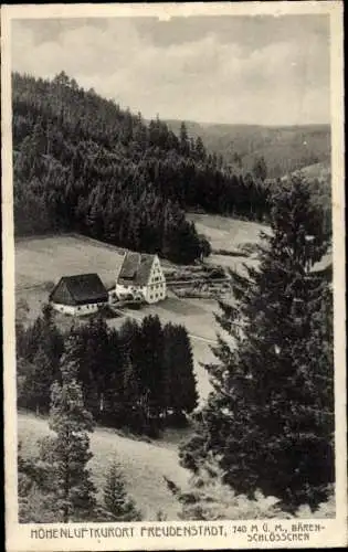 Ak Freudenstadt im Nordschwarzwald, Bärenschlösschen