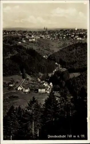 Ak Freudenstadt im Schwarzwald, Panorama