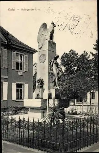 Ak Kehl am Rhein, Kriegerdenkmal