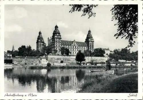 Ak Aschaffenburg in Unterfranken, Schloss