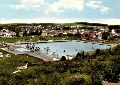 Ak Maßbach in Unterfranken, Badeanstalt