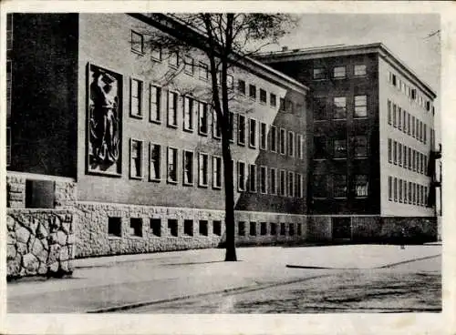 Ak Stralsund, Blick auf einen Teil des Krankenhauses