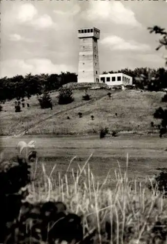 Ak Nordheim vor der Rhön, Naturpark, Roter Kuppe, Aussichtsturm, Rhönklubheim