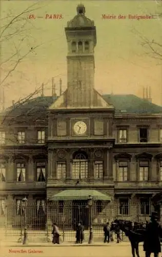 Ak Paris 17. Jahrhundert, Rathaus von Batignolles