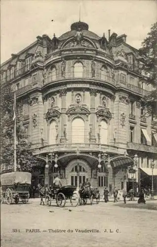 Ak Paris 17. Jahrhundert, Theatre du Vaudeville