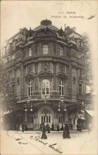 Ak Paris 17. Jahrhundert, Theatre du Vaudeville