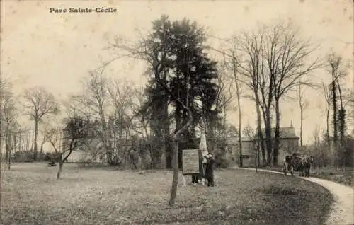 Ak Nancy Meurthe et Moselle, Parc Sainte-Cécile