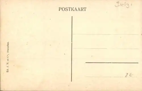 Ak Zonnebeke Zonnebeeke Zonnebecke Westflandern, Kirche