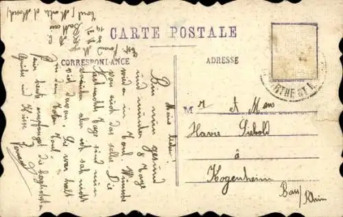 Ak Blühende Blumen, Blaue Schleifen