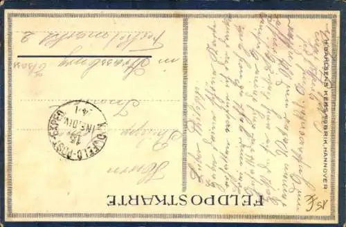 Künstler Ak Koken, Aenne, H. Bahlsens Keksfabrik Hannover, Matrosen, Kaiserliche Marine, I. WK