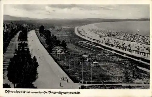 Ak Świnoujście Swinemünde Pommern, Strandpromenade