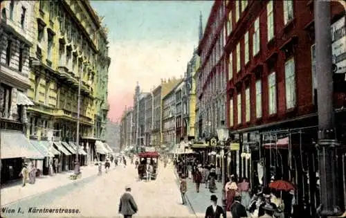 Ak Wien 1 Innere Stadt, Kärntnerstraße