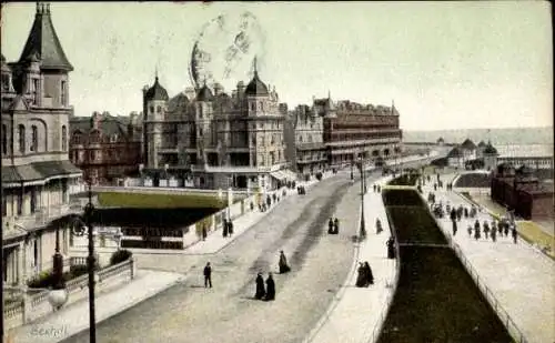 Ak Bexhill on Sea Sussex England, Promenade