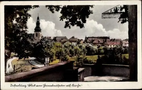 Ak Tschernjachowsk Insterburg Ostpreußen, Kirche, Blick vom Heimatmuseum