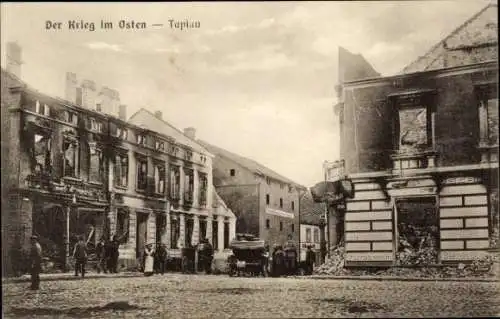 Ak Gwardeisk Tapiau Ostpreußen, Kriegszerstörungen 1. WK