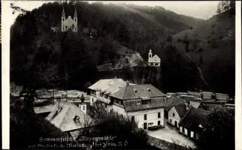 Ak Ybbsitz in Niederösterreich, Sommerfrische Krumpmühle, Gnadenkirche Maria Seesal