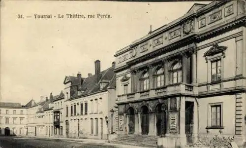 Ak Tournai Wallonien Hennegau, Theater