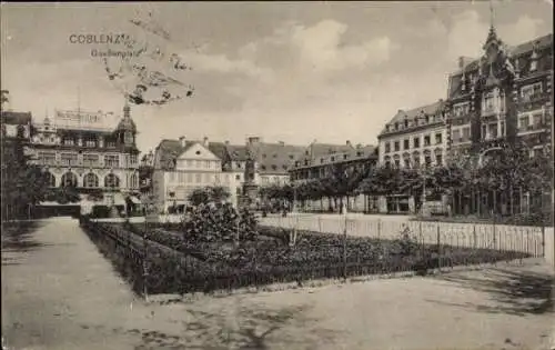 Ak Koblenz am Rhein, Goebenplatz