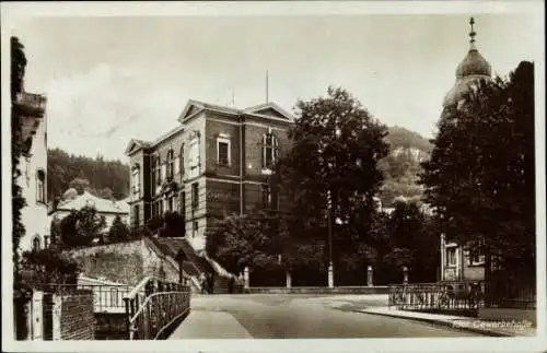 Ak Idar Oberstein an der Nahe, Gewerbehalle