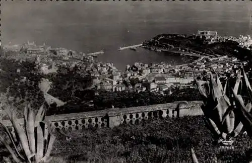 Ak Monte Carlo Monaco, Vue generale prise depuis la Turbie