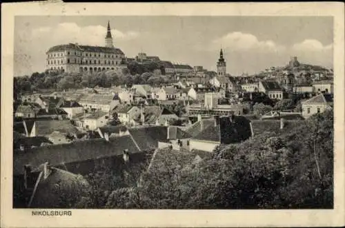 Ak Mikulov Nikolsburg Südmähren, Gesamtansicht