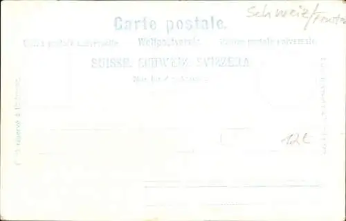 Ak Zürich Stadt Schweiz, Teilansicht, Brücken, Kirche