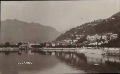 Ak Locarno Kanton Tessin Schweiz, Panorama