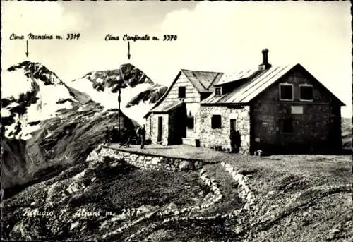 Ak Val Zebru Valfurva Lombardia, Rifugio V Alpini, Cima Manrina, Cima Confinale