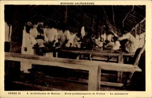 Ak Chennai Madras Indien, Missions Salesiennes, Ecole professionale de Vellore