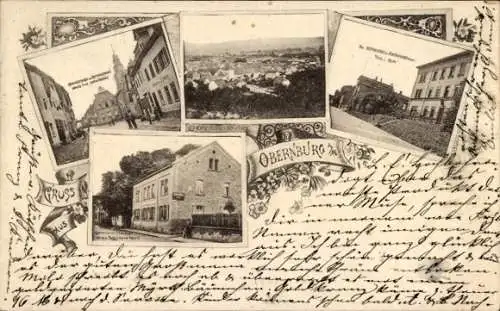 Ak Obernburg am Main Unterfranken, Straßenpartie, Gastwirtschaft