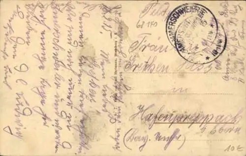 Ak Col de la Schlucht Vosges, Schlucht-Tunnel, Eisenbahn